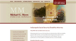 Desktop Screenshot of myersssdlawyer.com